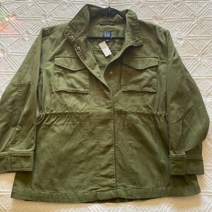 GAP Cinched-Waist Utility Jacket -M